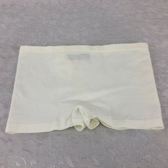 barely there Flawless Fit Microfiber White Boyshort Panty Size M/6 - Picture 3 of 11